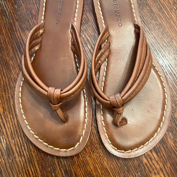 Bernardo Shoes - Bernardo Miami Sandal Size 9 Luggage/Cognac/Brown
